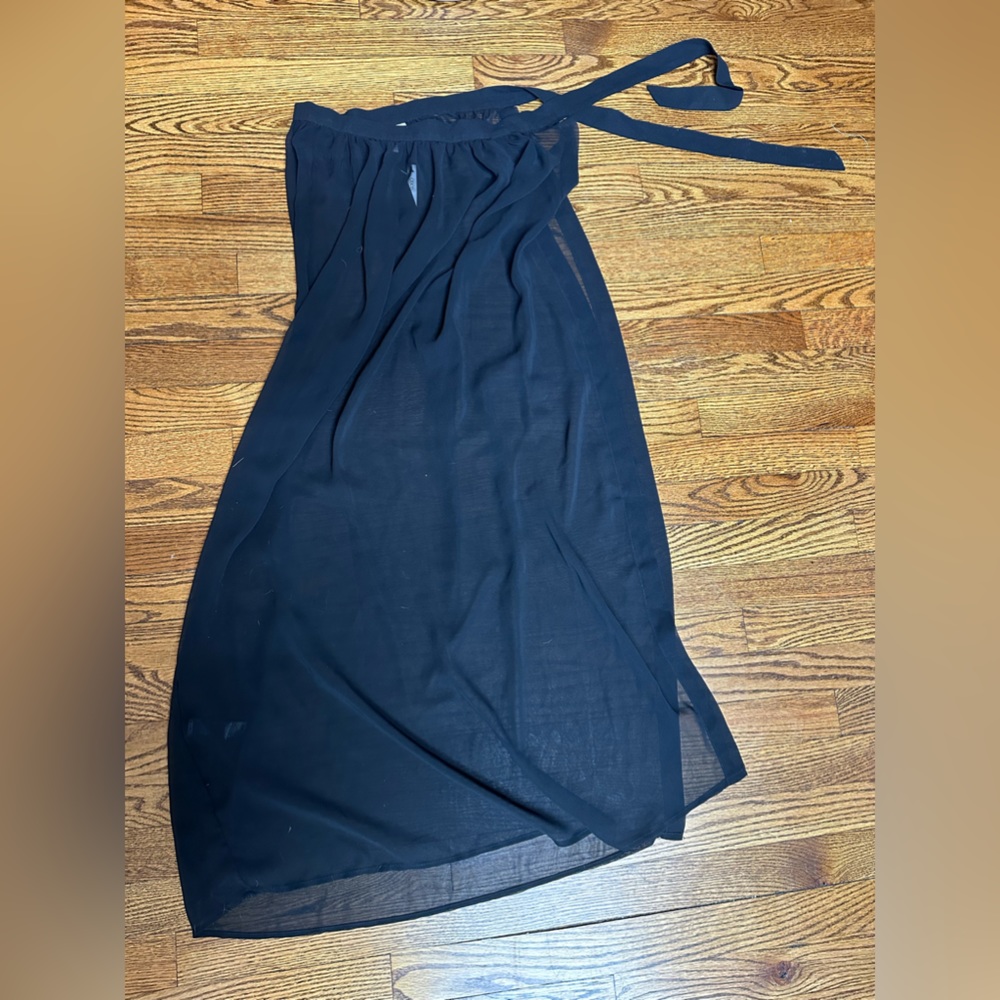 ASOS long sheer bikini cover-up